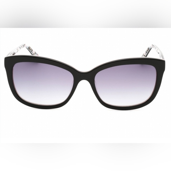 Bebe Stylish Black Sunglasses with Pink Detail And Case BB7228 001 57 - Jet main image 10